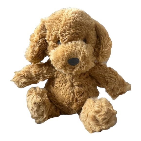 Cloud Island 9” Brown Golden Doodle Puppy Swirled Fur Plush Rattle FREE SHIPPING - Picture 3 of 7
